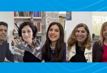 Foto de Javier Garcia de Souza, Paula Bergero, Bárbara Dibene, Victoria Micieli y Sandra González